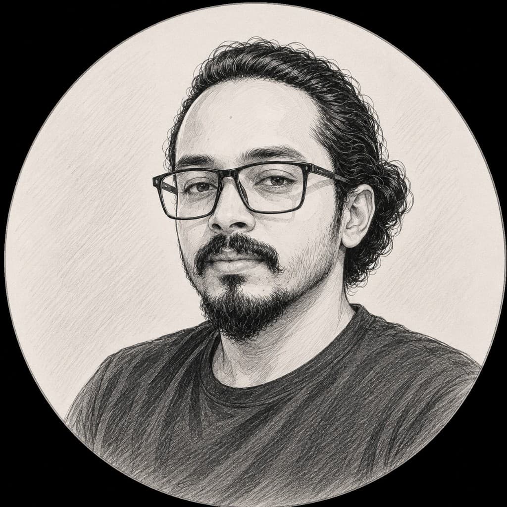 Portrait sketch of MoMinul
